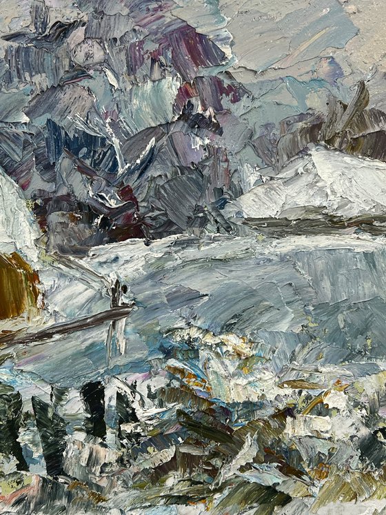 Winter Haystacks