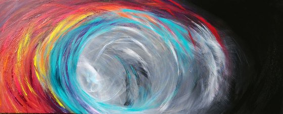 Flux - Panoramic Expressionism, Abstract, Colour, Wave