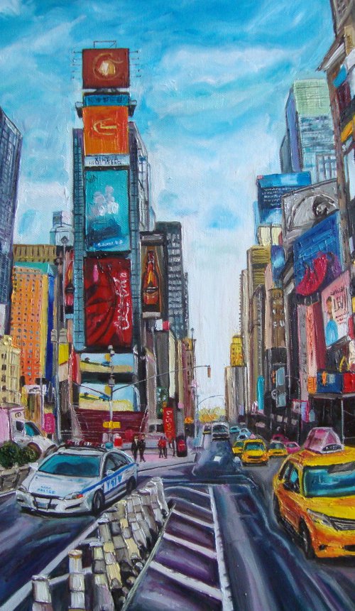 New York, Times Square by Olga Knezevic