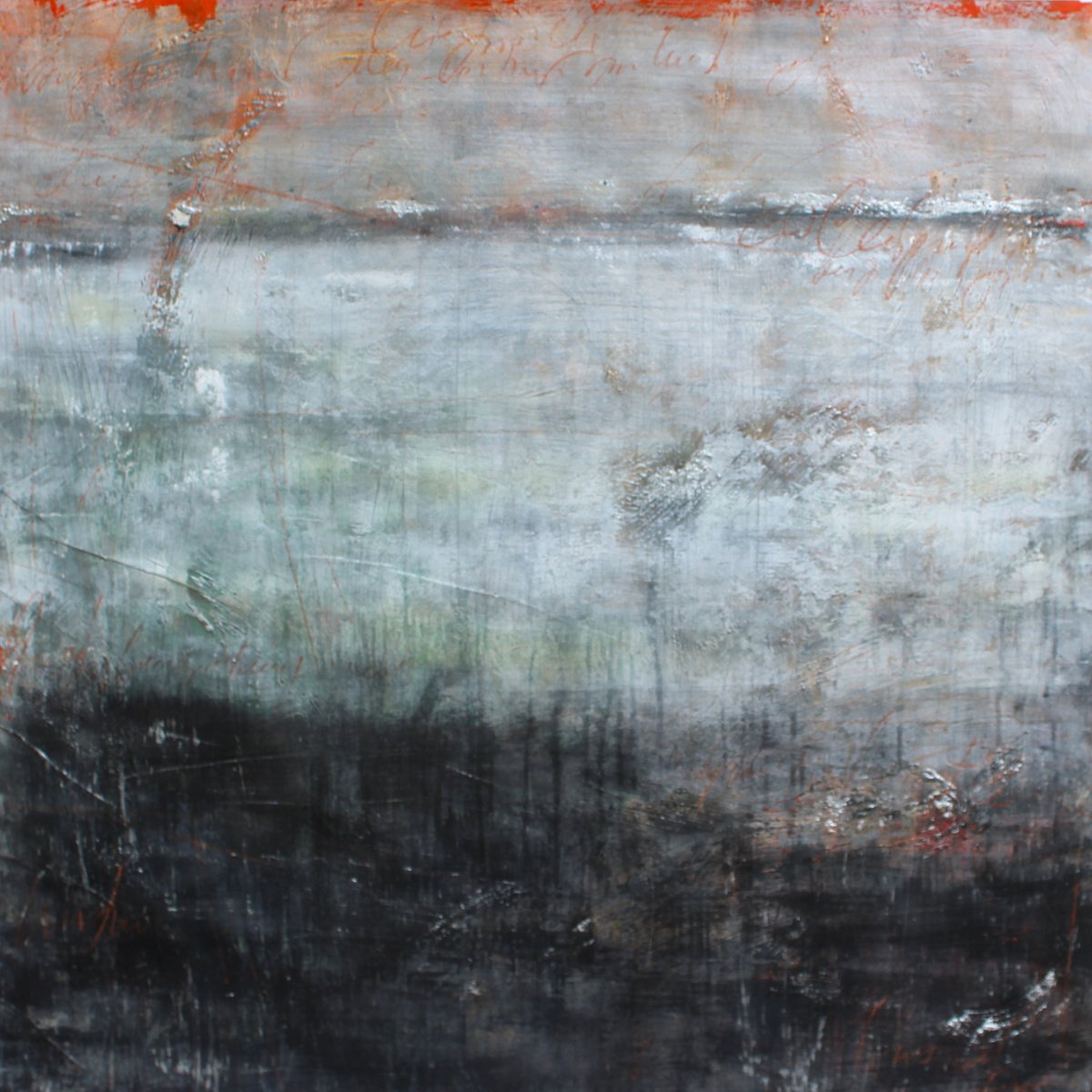 The Mist 2 36x36 by Laura Spring
