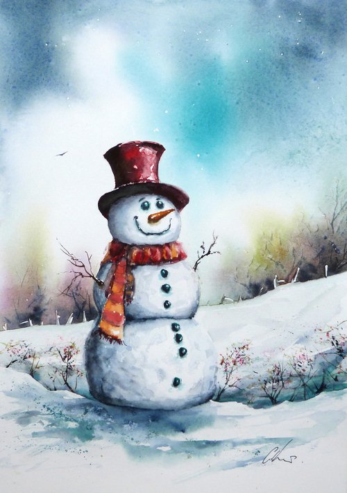 Snowman by Graham Kemp