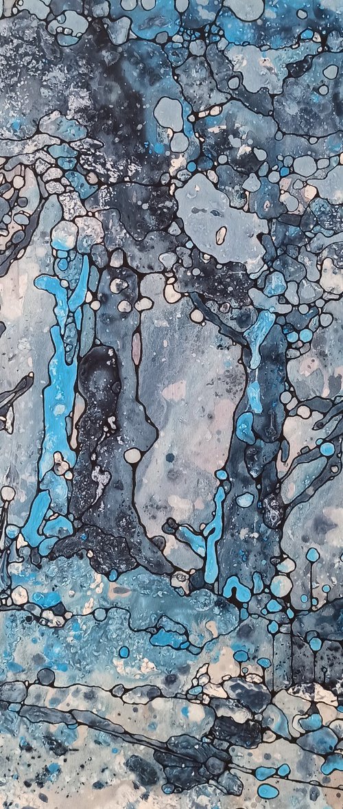 The blue forest by Beta Sudnikowicz