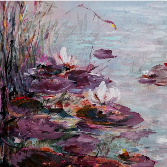 The Purple Lily Pond