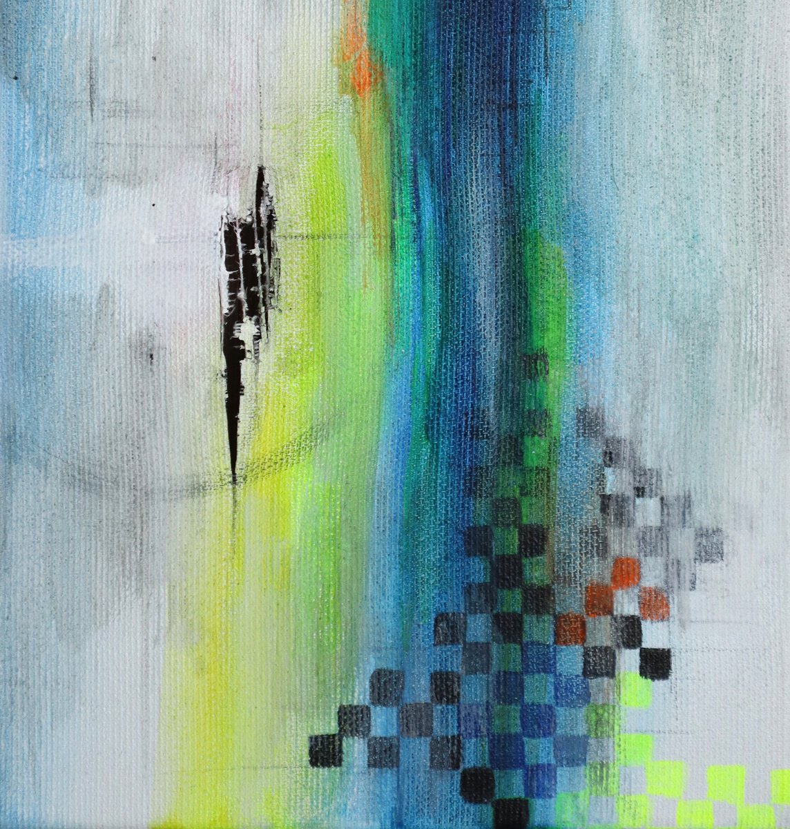 Abstract Acrylic Painting By Szilvia Ipacs 