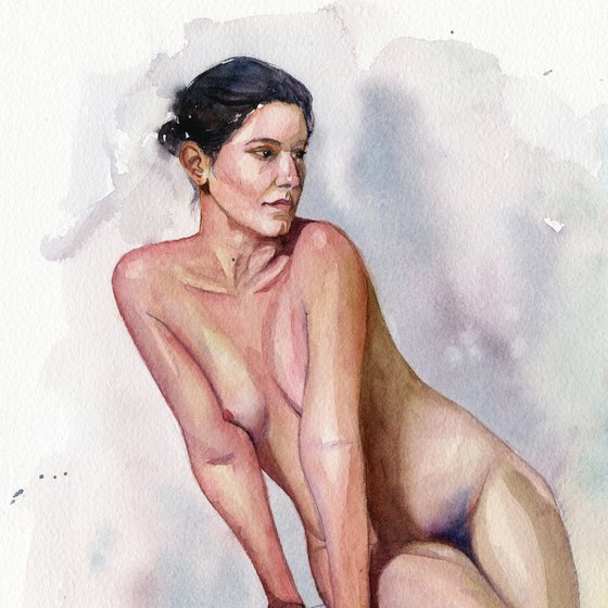 Nude woman sketch