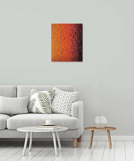 Gold orange pink gradient