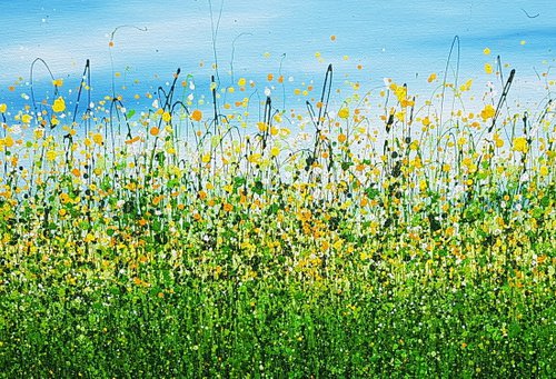 Pollock's Sunshine Splash #4 by Lucy Moore