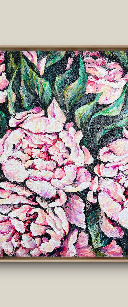 Pink peonies by Valentina Ash