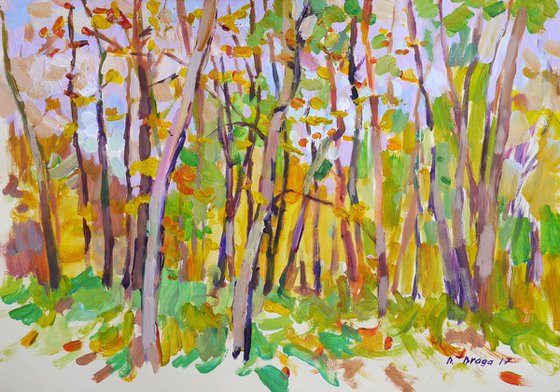 Plein air 19-10-2017 (autumn park)