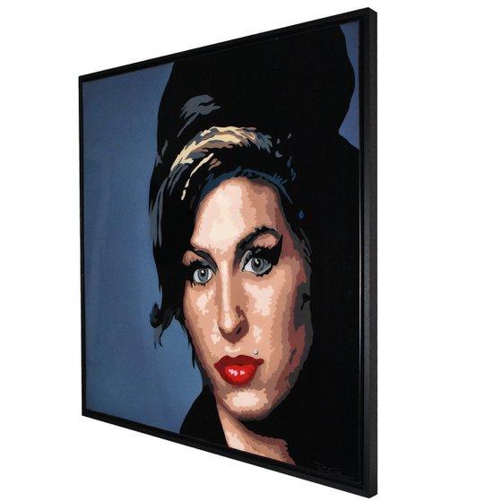 Amy Winehouse framed painting
