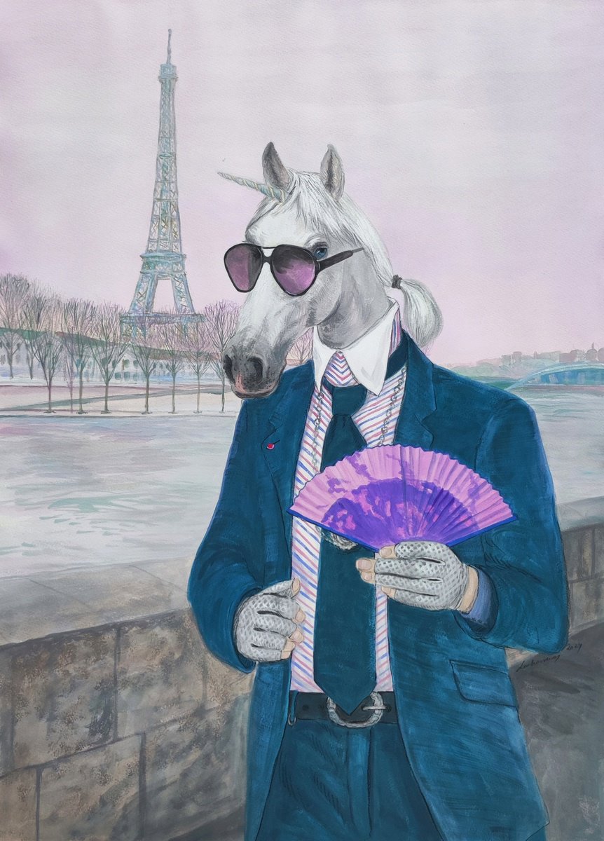 Parisian promenade by Natalie Levkovska