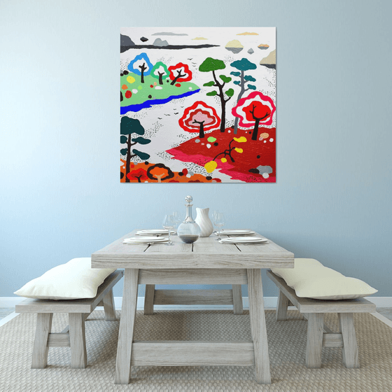 The new sanctuary/ El nuevo santuario (pop art, seascape)