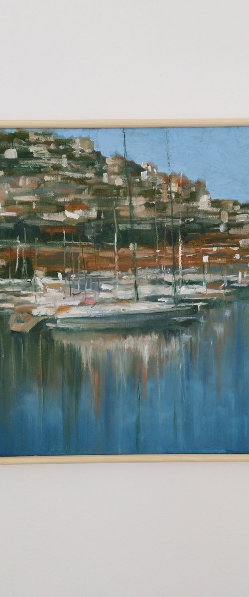 Boats in port 5 by Sebastian Beianu
