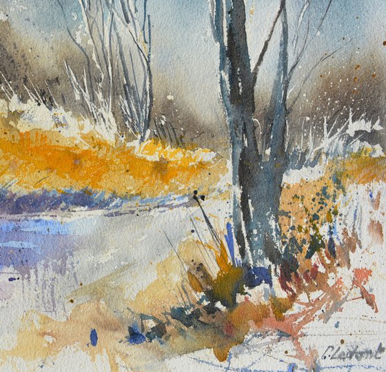 Little river   watercolor