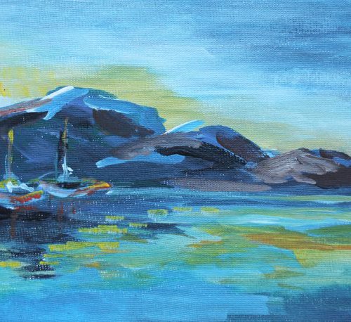 "Sailing Away" (3) by Mihaela Ionescu