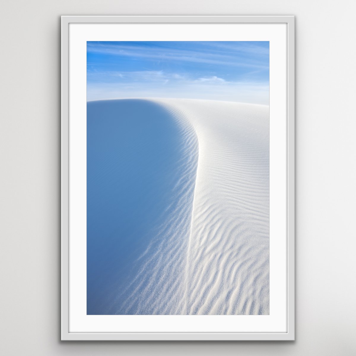 White Wave, White Sands - FRAMED - Limited Edition by Francesco Carucci