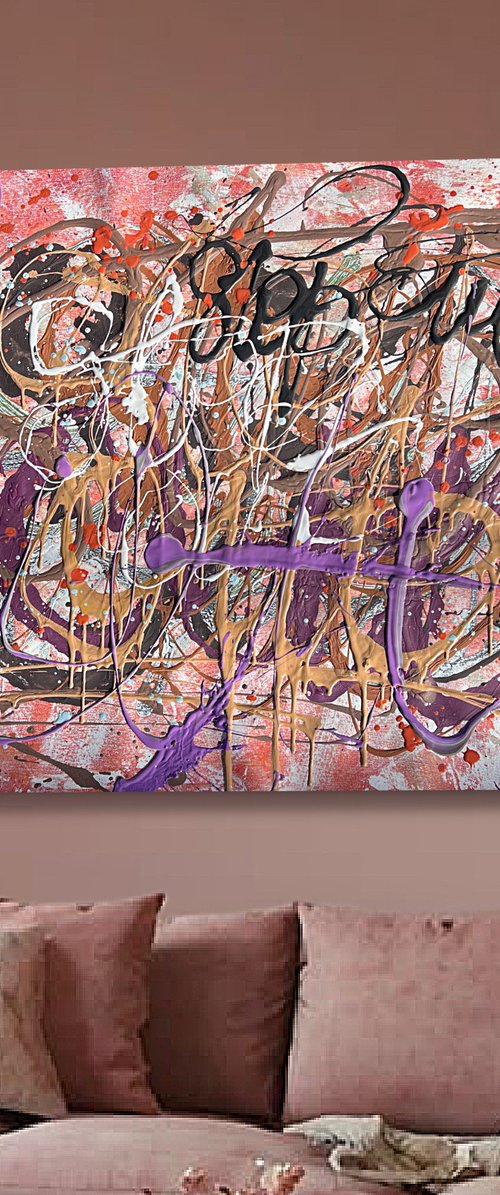 Step out - pink by Bogdana Antoniuk