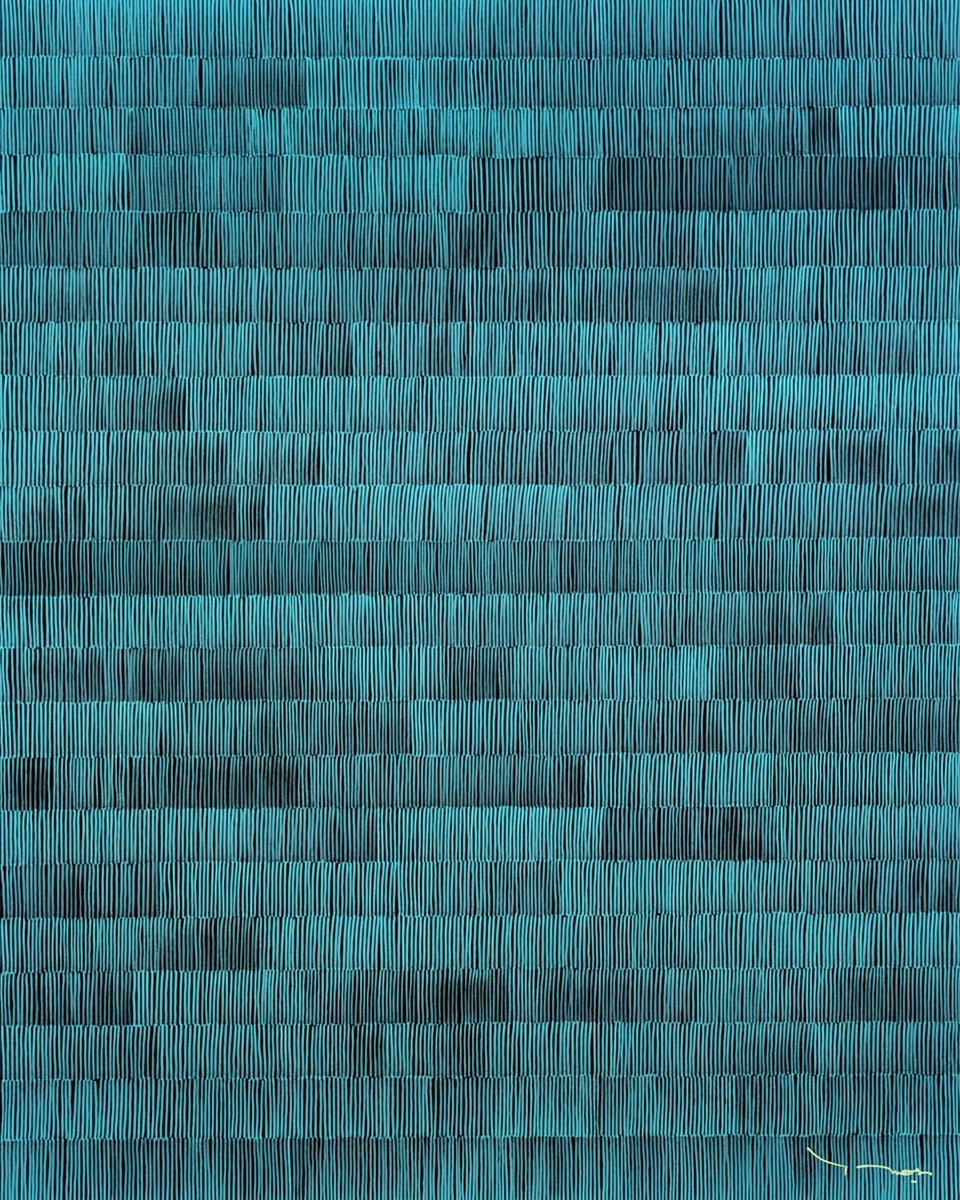 Abstract Acrylic Painting By Tehos, 31 X 39", Tehos - Abstraction L26 - 2025, Original Artwork