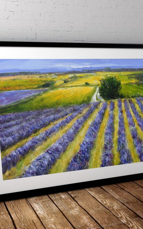 "In the ranks of lavender"SPECIAL PRICE!!! by Ivan  Grozdanovski