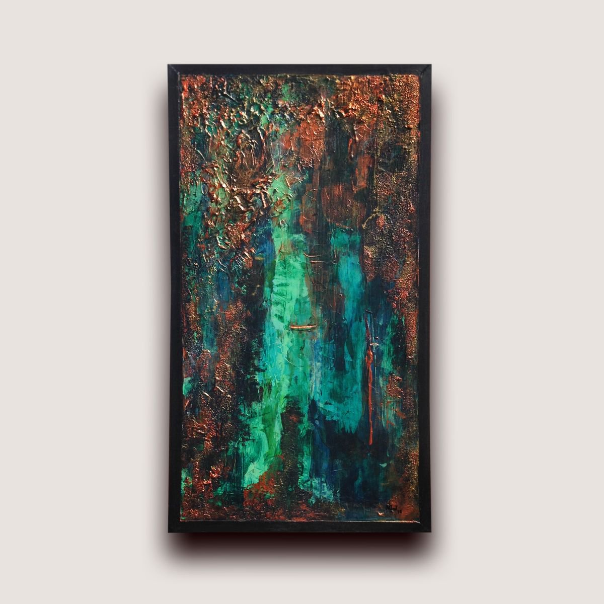 Decay Four - Abstract Acrylic Painting by Matthew Withey