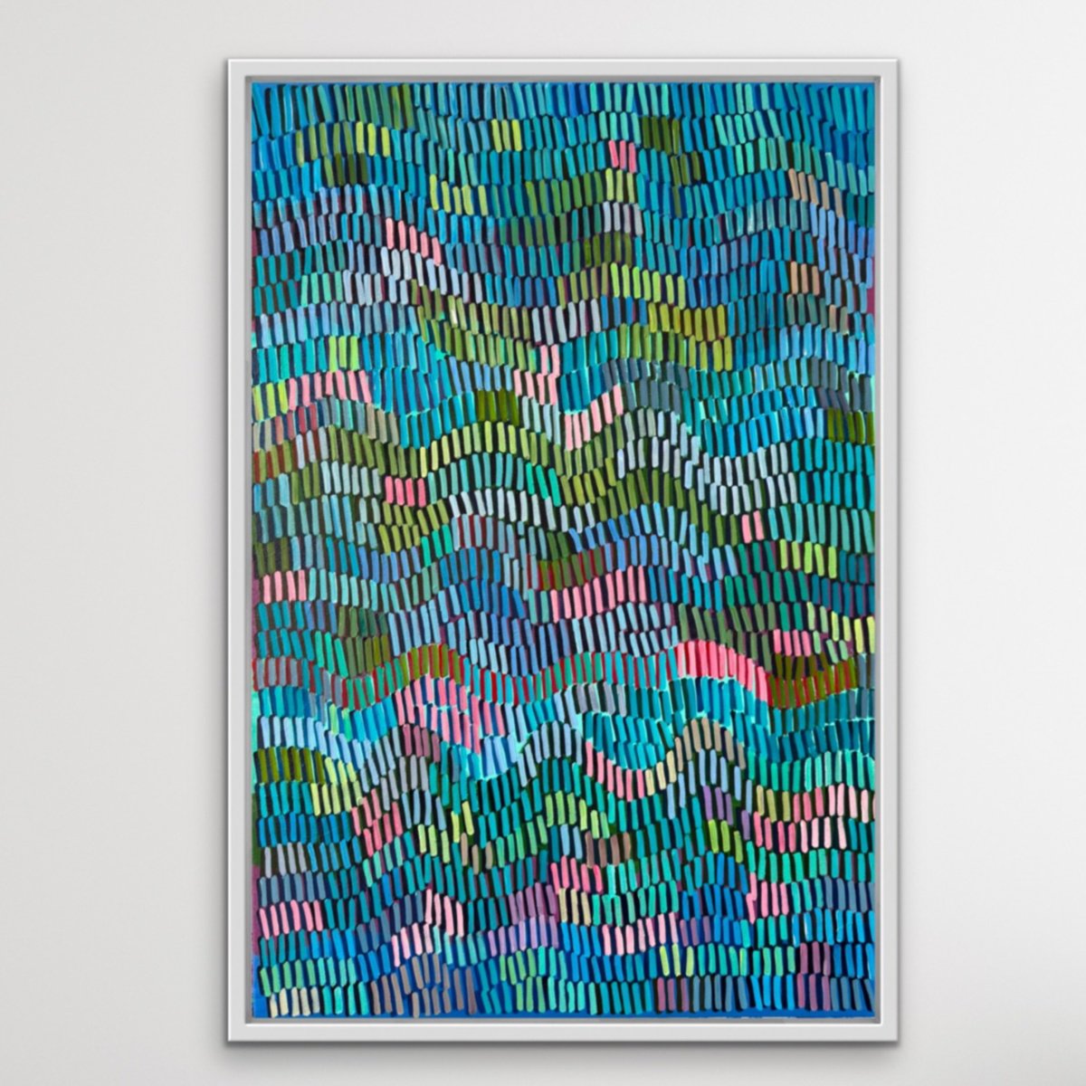 Expressive Abstract Acrylic Painting By Ketki Fadnis, 24 X 36", Little Moments Of Joy, Original Artwork