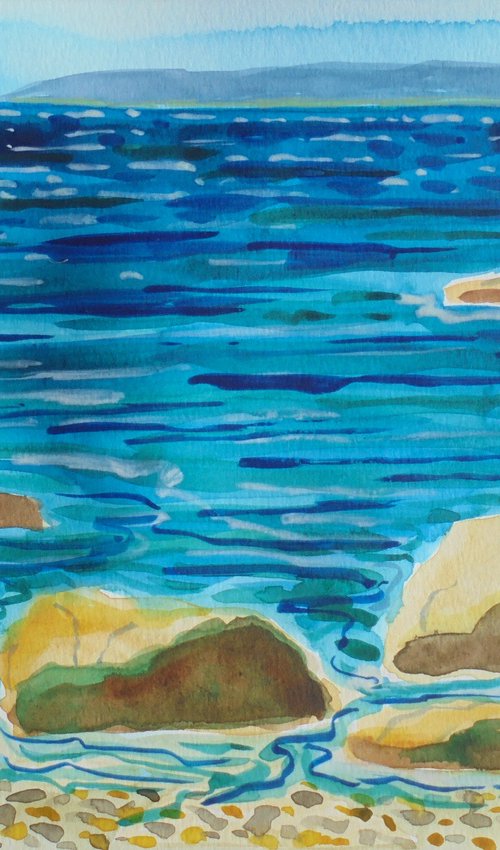 Andalucian Seascape by Kirsty Wain