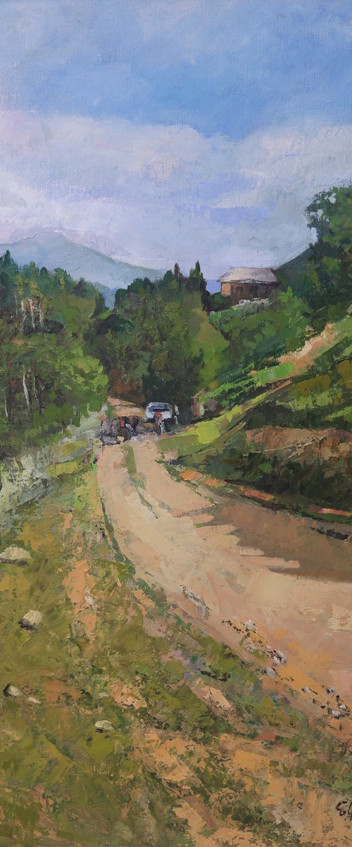 Road to the Village by Aramayis Khlghatyan