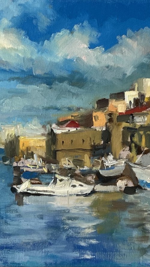 Resting Boats, Mediterranean by Simon Zekaria