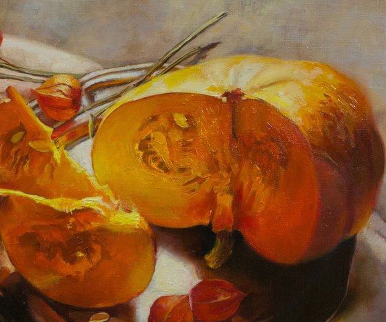 Still life with physalis.