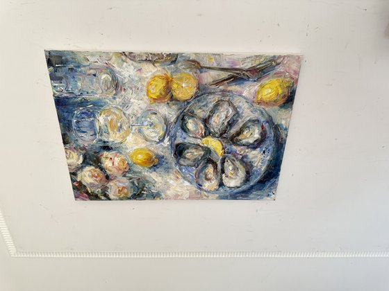 Still life with oysters