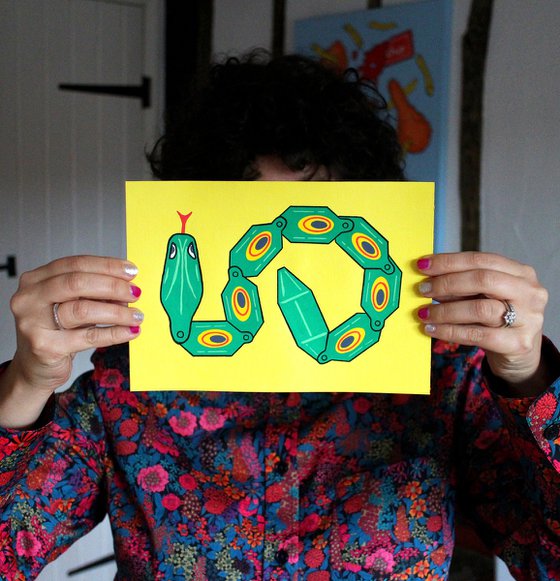 Wiggly Plastic Snake Toy