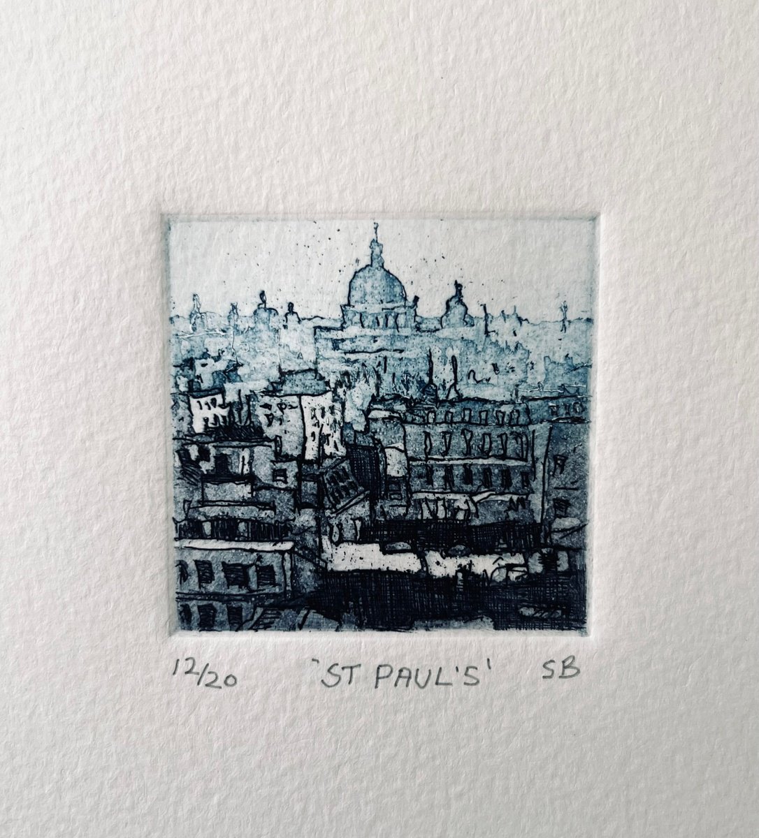Etchings & Engravings , St Paul - ?s. By Stephen Brook, 6 X 6, Artwork For Sale On Artfinder
