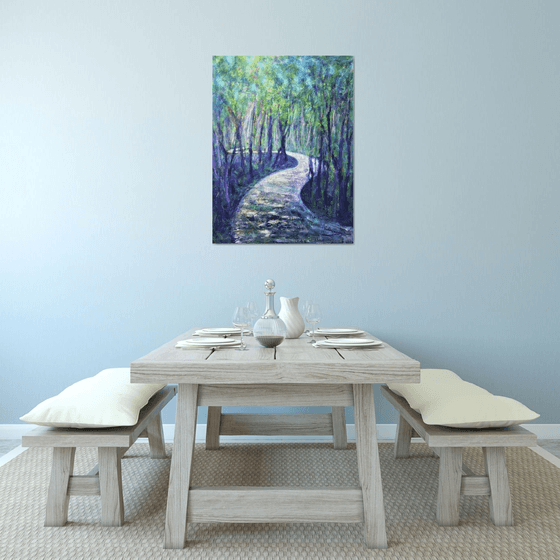 Wooded Road - FREE SHIPPING