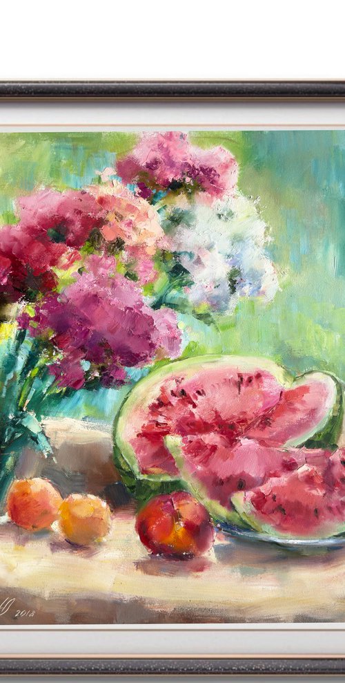 Juicy watermelon by Olha Laptieva