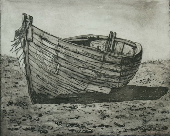 Abandoned Boat, Aldeburgh I