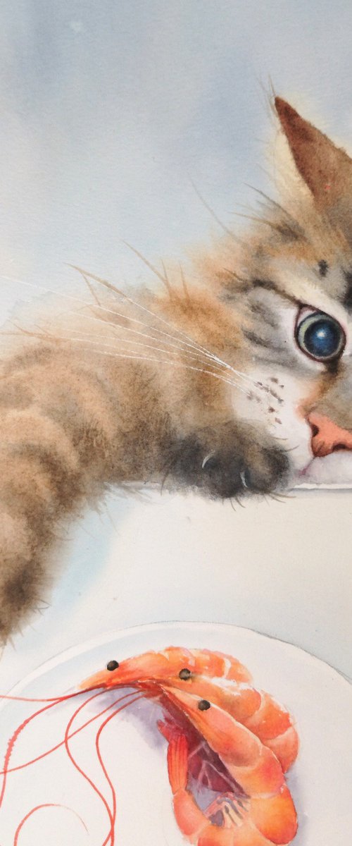 So Close... by Olga Beliaeva Watercolour
