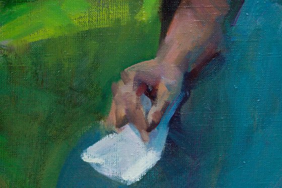 Shurochka - Original Portrait Oil Painting