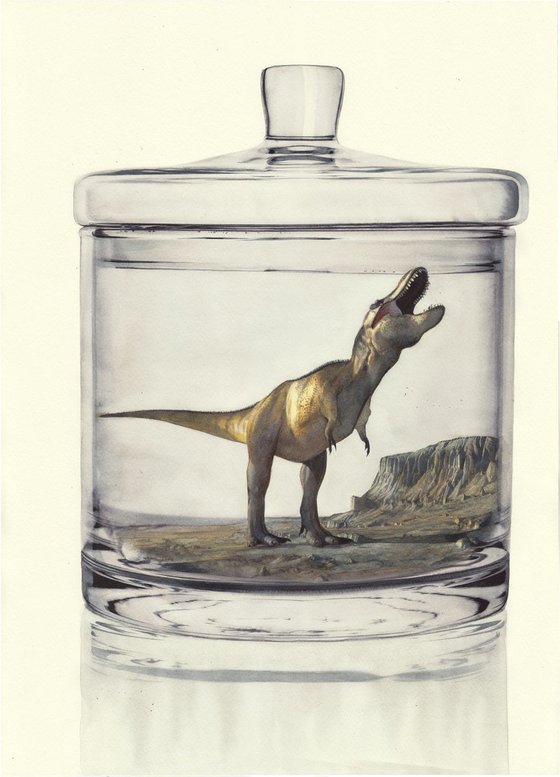 An Dinosaur in a Jar IV - T-REX