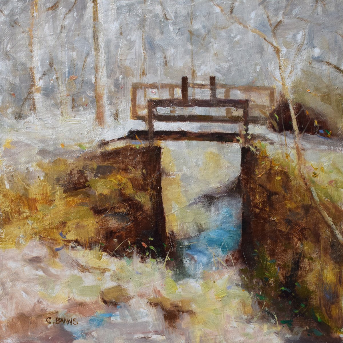 Remnants Of A Bygone Era - Old Sluice Gate By Gav Banns, 10 X 10, Artwork For Sale On Artfinder