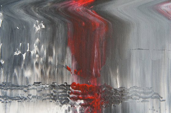 Pouring Down All Over Me (80 x 80 cm) XL (32 x 32 inches)