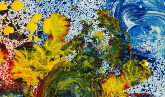 Collage of flower artworks 9