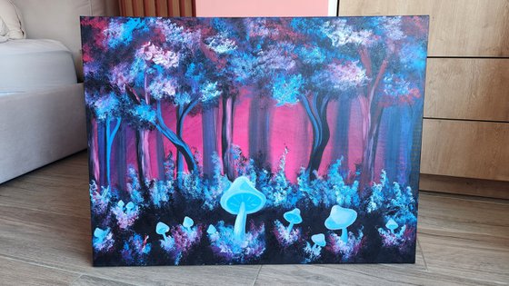 Neon Forest Dreams