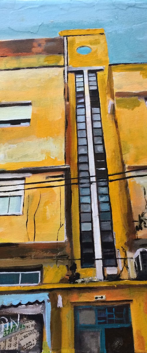 Tel Aviv, Yellow 1930s Apartments by Andrew  Reid Wildman