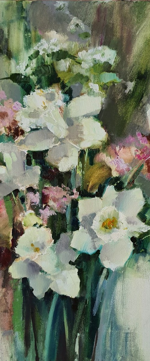 Narcissus. Spring scent by Olha Laptieva