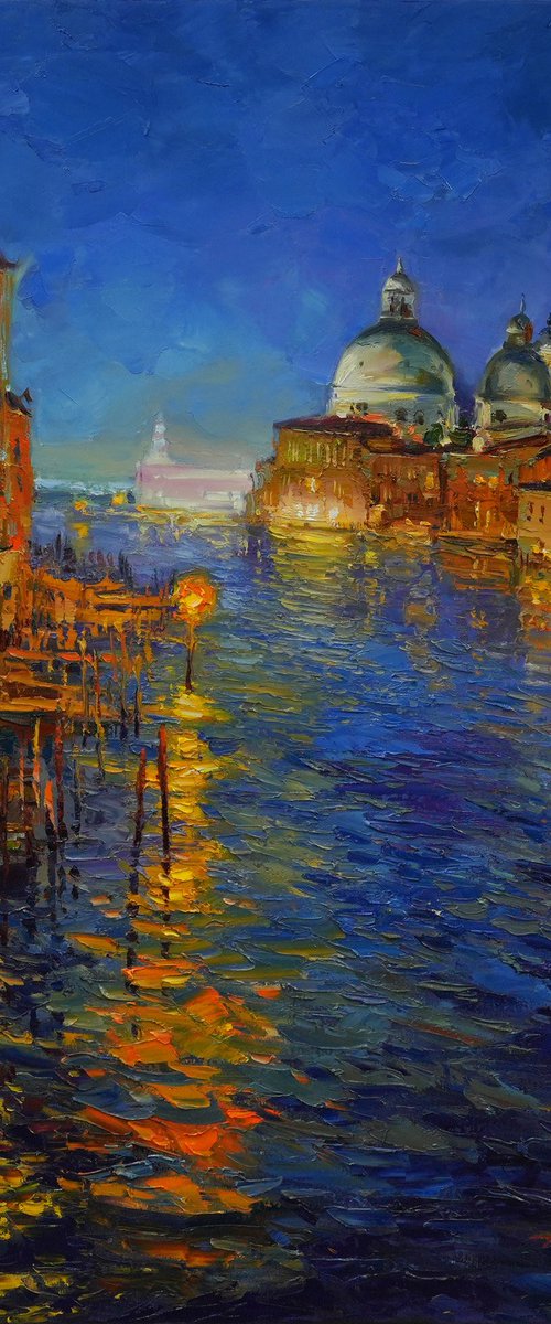 Evening Venice. Grand Canal by Alisa Onipchenko-Cherniakovska