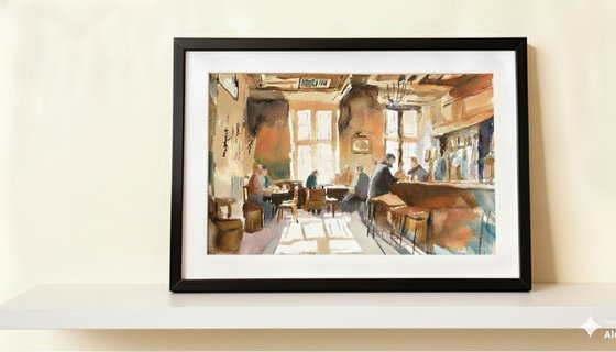 Lunchtime in the Pub