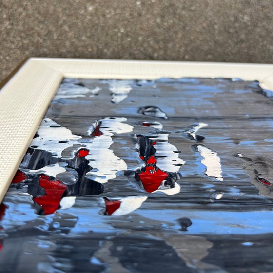 Dance of blue shadows