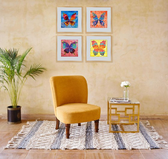 Set of 4 «Bright Accent»