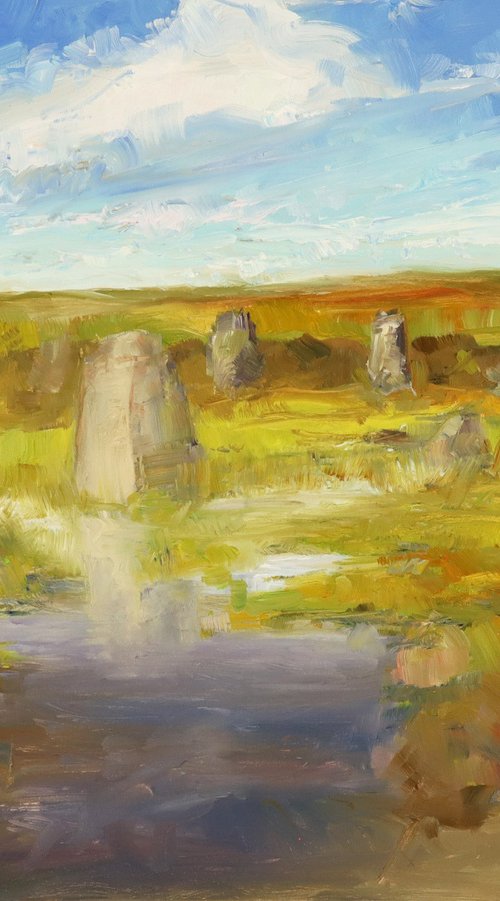 Apostles neolitic stones by Egidius Heerkens