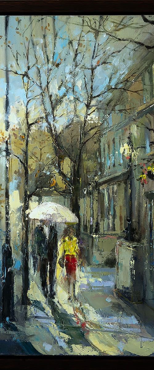 'Evening Walk  in Notting Hill Gate' by Ewa Czarniecka